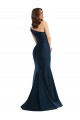 Silk like Satin One Shoulder Sleeveless Light Sky Blue Long Formal Evening Gown / Prom Dress / Bridesmaid Dress Essex