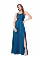 Silk like Satin Spaghetti Straps Sleeveless Low Back Long Formal Evening Gown / Prom Dress / Bridesmaid Dress Essex