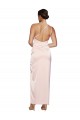 Silk like Satin One Shoulder Sleeveless Low Back Long Semi Formal Evening Dress / Prom Dress / Bridesmaid Dress Essex