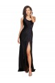 Silk like Satin One Shoulder Sleeveless Long Evening Dress / Bridesmaid Dress Essex