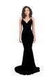 Spandex V-Neck Sleeveless Open Back Long Formal Evening Gown / Prom Dress / Bridesmaid Dress Essex