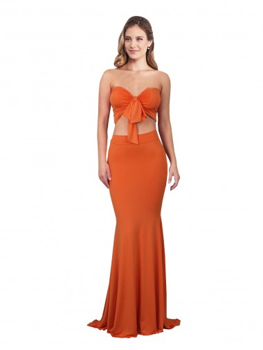 Spandex Strapless Sleeveless Long Formal Evening Gown / Prom Dress / Bridesmaid Dress Essex