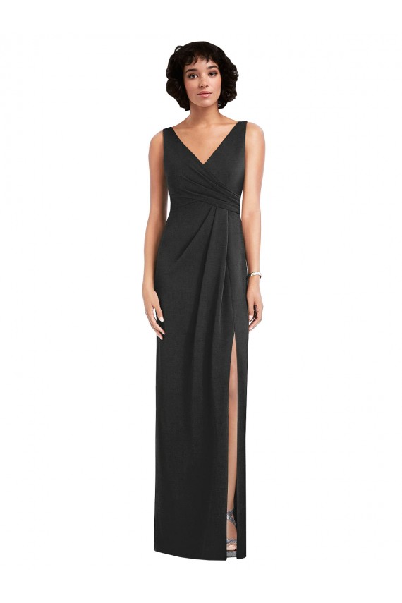 Spandex V-Neck Sleeveless V-Back Long Formal Evening Gown / Prom Dress / Bridesmaid Dress Essex