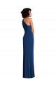 Spandex One Shoulder Sleeveless Long Semi Formal Evening Dress / Prom Dress / Bridesmaid Dress Essex