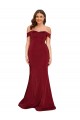 Spandex Off the Shoulder Sleeveless Long Formal Plus Size Evening Gown / Prom Dress / Bridesmaid Dress Essex