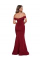 Spandex Off the Shoulder Sleeveless Long Formal Plus Size Evening Gown / Prom Dress / Bridesmaid Dress Essex