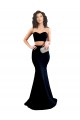 Stretch Crepe High Neck Sleeveless Low Back Long Formal Evening Gown / Prom Dress / Bridesmaid Dress Essex