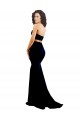 Stretch Crepe High Neck Sleeveless Low Back Long Formal Evening Gown / Prom Dress / Bridesmaid Dress Essex