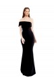 Stretch Crepe One Shoulder Sleeveless Keyhole Back Long Formal Evening Gown / Prom Dress / Bridesmaid Dress Essex