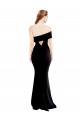 Stretch Crepe One Shoulder Sleeveless Keyhole Back Long Formal Evening Gown / Prom Dress / Bridesmaid Dress Essex