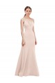 Stretch Crepe V-Neck Sleeveless V-Back Long Formal Dress / Bridesmaid Dress Essex