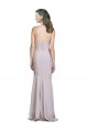 Stretch Crepe Strapless Sleeveless Arctic Lilac Long Prom Dress / Bridesmaid Dress Essex