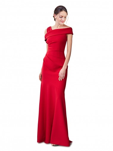 Stretch Crepe Sleeveless Long Formal Evening Gown / Prom Dress / Bridesmaid Dress Essex
