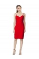 Stretch Crepe Sweetheart Sleeveless Cocktail Length Formal Evening Gown / Prom Dress / Bridesmaid Dress Essex