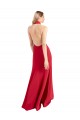 Stretch Crepe Halter Neck Sleeveless Open Back Long Formal Evening Gown / Prom Dress / Bridesmaid Dress Essex
