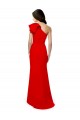 Stretch Crepe One Shoulder Sleeveless Long Formal Dress / Bridesmaid Dress Essex