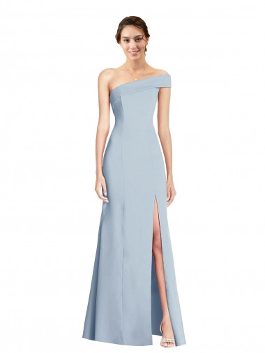 Stretch Crepe Off the Shoulder Sleeveless Long Formal Evening Gown / Prom Dress / Bridesmaid Dress Essex