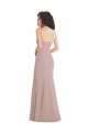 Stretch Crepe Sweetheart Sleeveless Dusty Pink Long Formal Dress / Bridesmaid Dress Essex