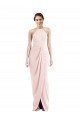 Stretch Crepe Halter Neck Sleeveless Long Semi Formal Evening Dress / Prom Dress / Bridesmaid Dress Essex