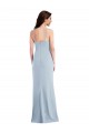 Stretch Crepe Spaghetti Straps Sleeveless Long Formal Evening Gown / Prom Dress / Bridesmaid Dress Essex
