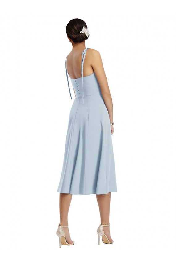 Stretch Crepe Sweetheart Sleeveless Midi Length Evening Gown / Prom Dress / Bridesmaid Dress Essex