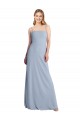 Stretch Crepe Square Neck Sleeveless Open Back Long Prom Dress / Bridesmaid Dress Essex