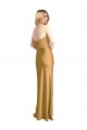 Stretch Satin Strapless Sleeveless Long Formal Evening Gown / Prom Dress / Bridesmaid Dress Essex