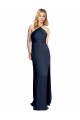 Stretch Satin Halter Neck Sleeveless Open Back Long Formal Evening Gown / Prom Dress / Bridesmaid Dress Essex