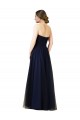 Tulle Sweetheart Sleeveless Long Bridesmaid Evening Dress Essex