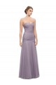 Tulle Sweetheart Sleeveless Heather Long Bridesmaid Dress Essex