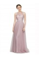 Tulle & Lace Sweetheart Sleeveless Long Bridesmaid Dress Essex