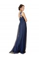 Tulle One Shoulder Sleeveless Sweep Train Bridesmaid Dress Essex
