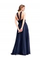 Tulle Halter Neck Sleeveless Long Bridesmaid Dress / Evening Dress Essex