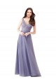 Tulle & Lace Sweetheart Sleeveless V-Back Long Formal Dress / Bridesmaid Dress Essex