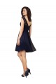 Tulle & Lace Bateau Neck Sleeveless V-Back Knee Length Bridesmaid Dress Essex
