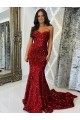 Velvet Sequin Sweetheart Sleeveless Court Train Evening Dress Essex