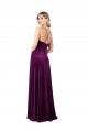 Stretch Velvet Scoop Neck Sleeveless Open Back Long Formal Evening Gown / Prom Dress / Bridesmaid Dress Essex